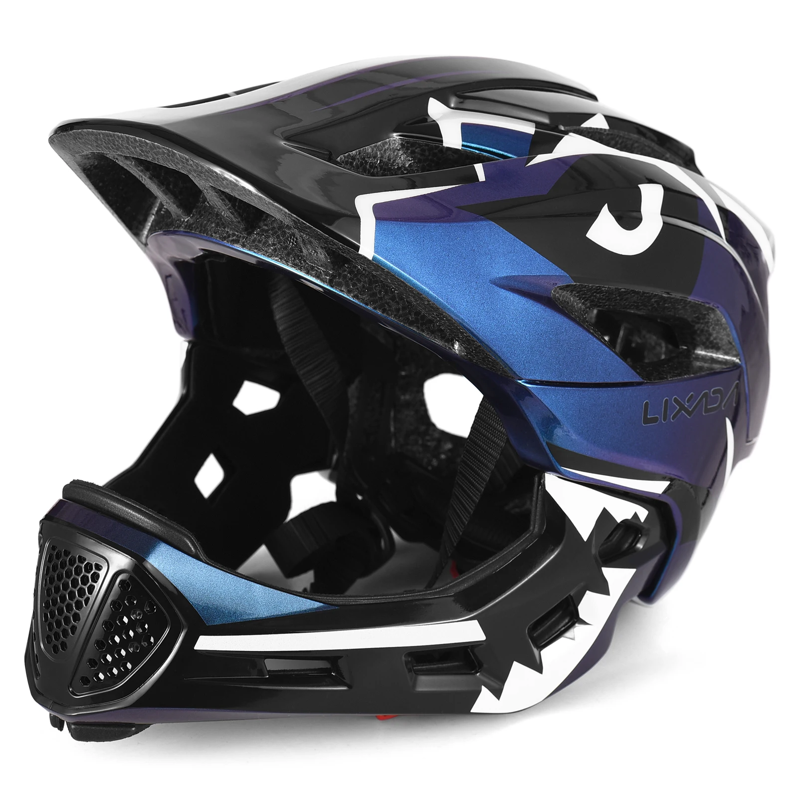 

Kids Detachable Full Face Helmet Children Sports Safety Helmet for Cycle Skateboarding Roller Skating