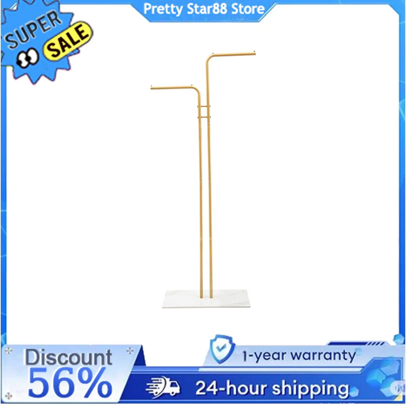 

Вешалка для пальто большой вместимости, износостойкая автономная вешалка для пальто с устойчивой основой, компактная вешалка для спальни/коридора/гостиной