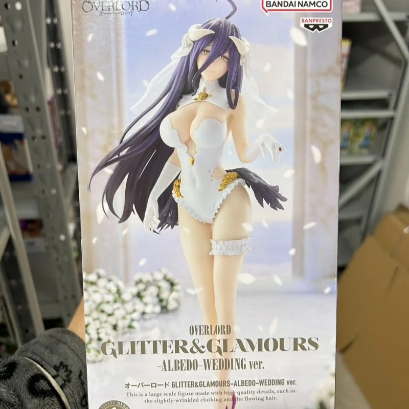 in stock 27cm shining Charm King Of Death Albedo Wedding Scenery Beauty Figurine Desk Collectible Toys Fans Gift for you