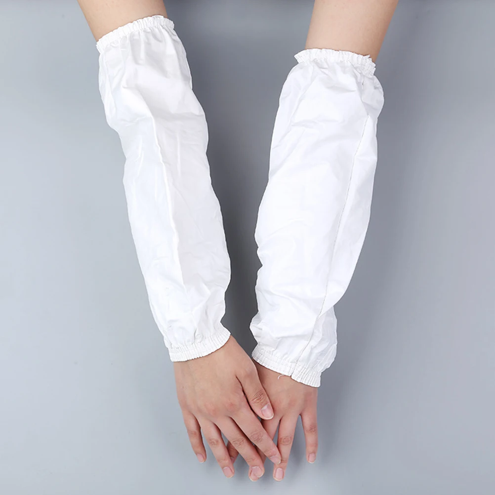 

Waterproof Oil-Proof Oversleeves Reusable Long Arm Covers Elastic Dustproof Protection Adults Factory Hairdressing Office