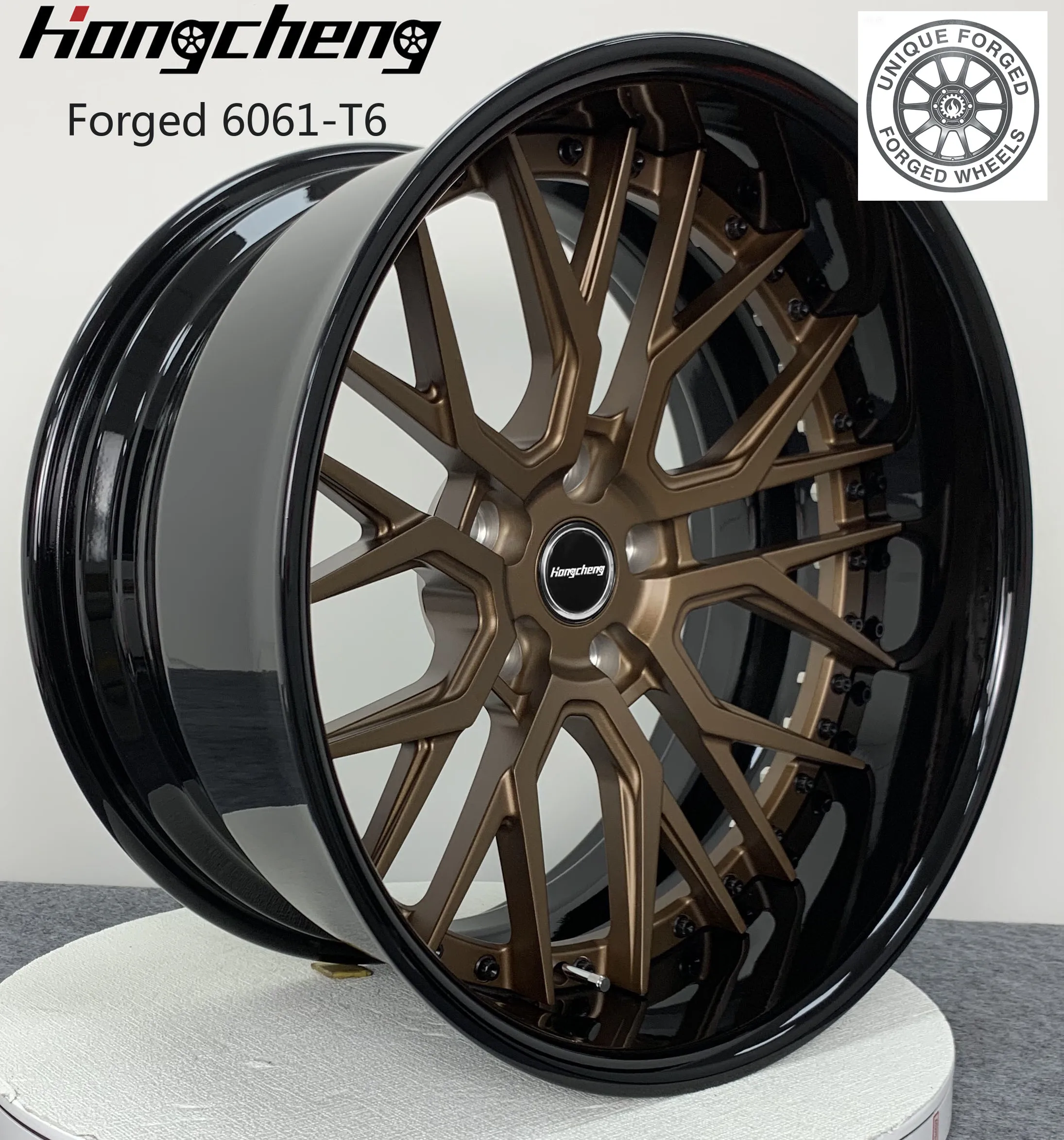26 Style Custom Color Multi Spoke 18 19 20 21 22 23 Inch 5x120 Bronze Gold Sliver 2pcs Luxury Wheels