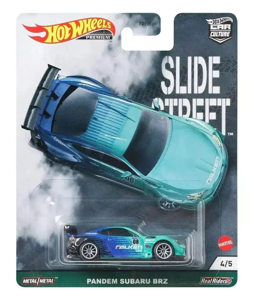 Original Hot Wheels Car Model Car Culture Slide Street 1 Stop Diecast 1/64 Subaru Ford Mustang Kids Toys for Boys Birthday Gift