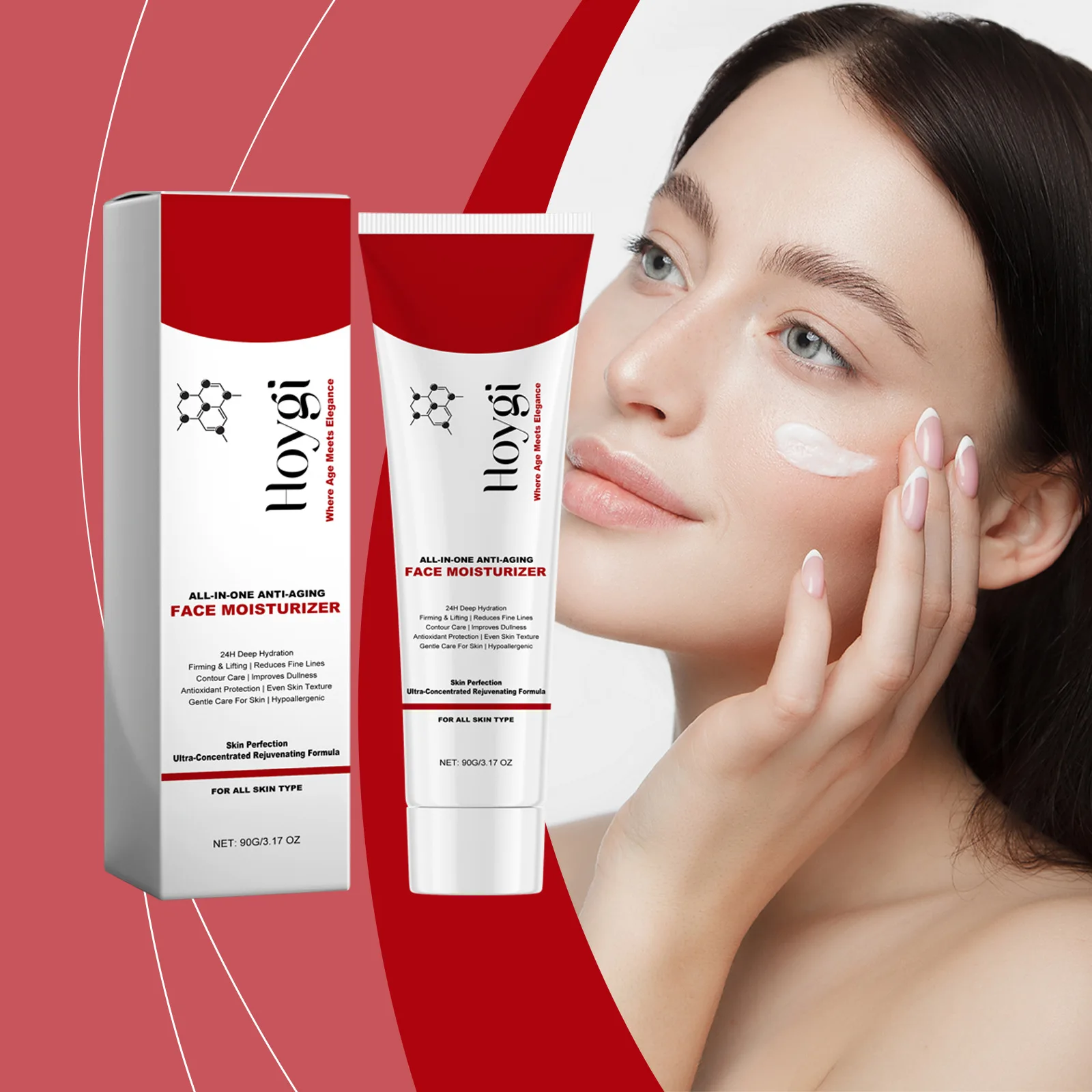 Retinol Moisturizing Cream Reduce Fine Lines Improve Dullness Skin Reduce Dryness Smoothing Nourishing Shrinks Pores Face Care