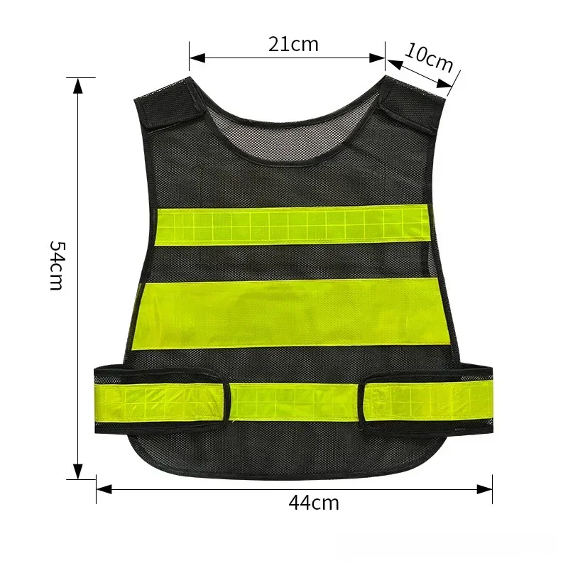 High Visibility reflective Safety Vest Workwear Executive Vest Waistcoat Jacket Indispensible Vest comfortable clothing 1pcs