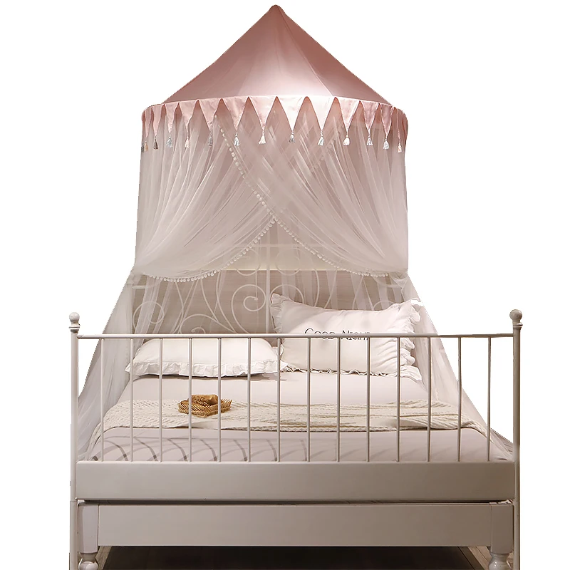 

New Ceiling Mosquito Net Home Floor Convenient Removable Washable Dome Installation-Free Princess-Style Children's Bed Hanging