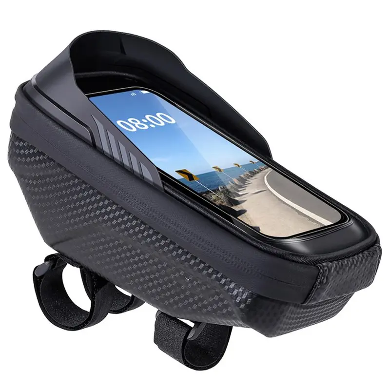 

A51Q-Mountain & Road Bike EVA Hardshell Handlebar Bag & Front Phone Pouch - Versatile Outdoor Cycling Gear