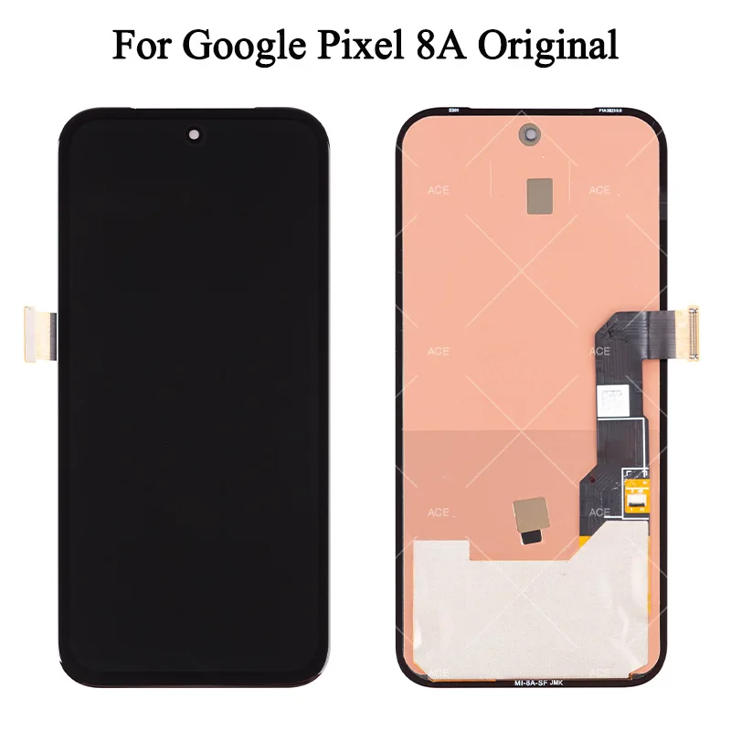 100% Tested Premium LCD For Google Pixel 8A Display Touch Screen Digitizer Assembly Replacement For Pixel 8A Screen GKV4X G6GPR