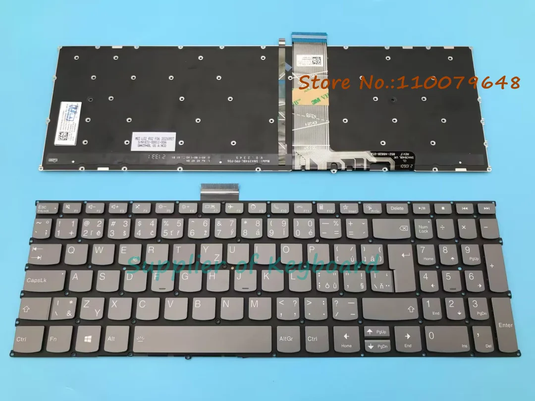 

NEW For Lenovo Flex 5-15IIL05 5-15ITL05 5-15ALC05 5-15ARE05 5-15ITL05 Czech Slovakian Keyboard Backlit