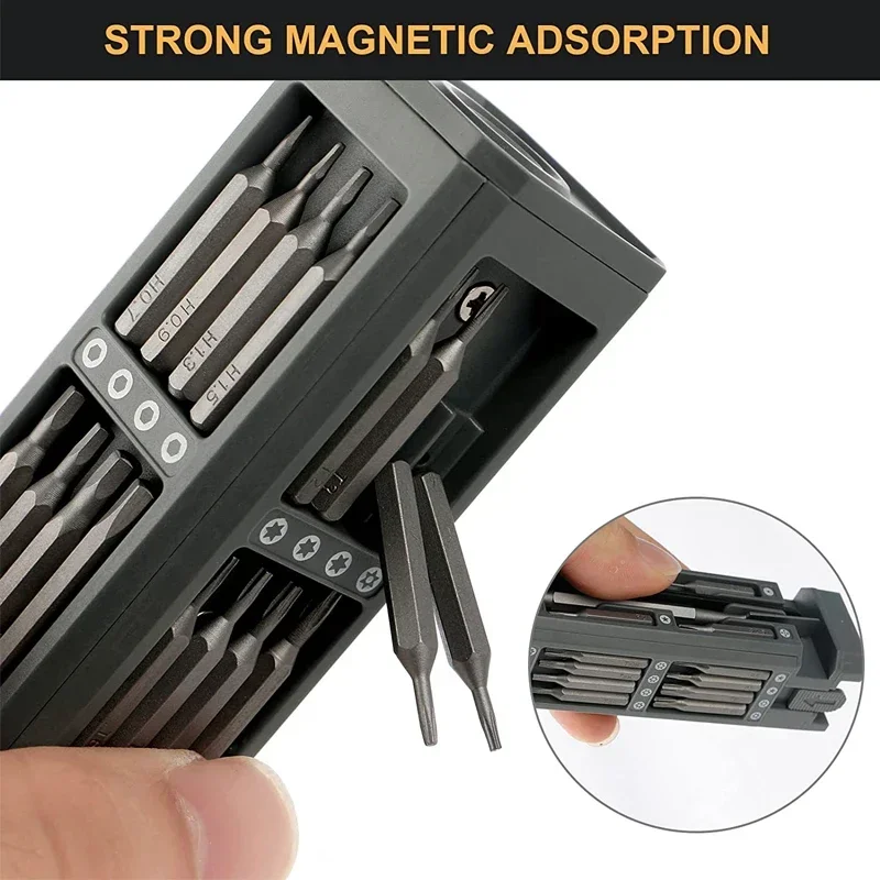 Precision Screwdriver Set 8/25/30/40/44/50/71 in 1 Torx Hex Phillips Magnetic Screwdriver Phone Watch Laptop Mini Repair Tools - view 6