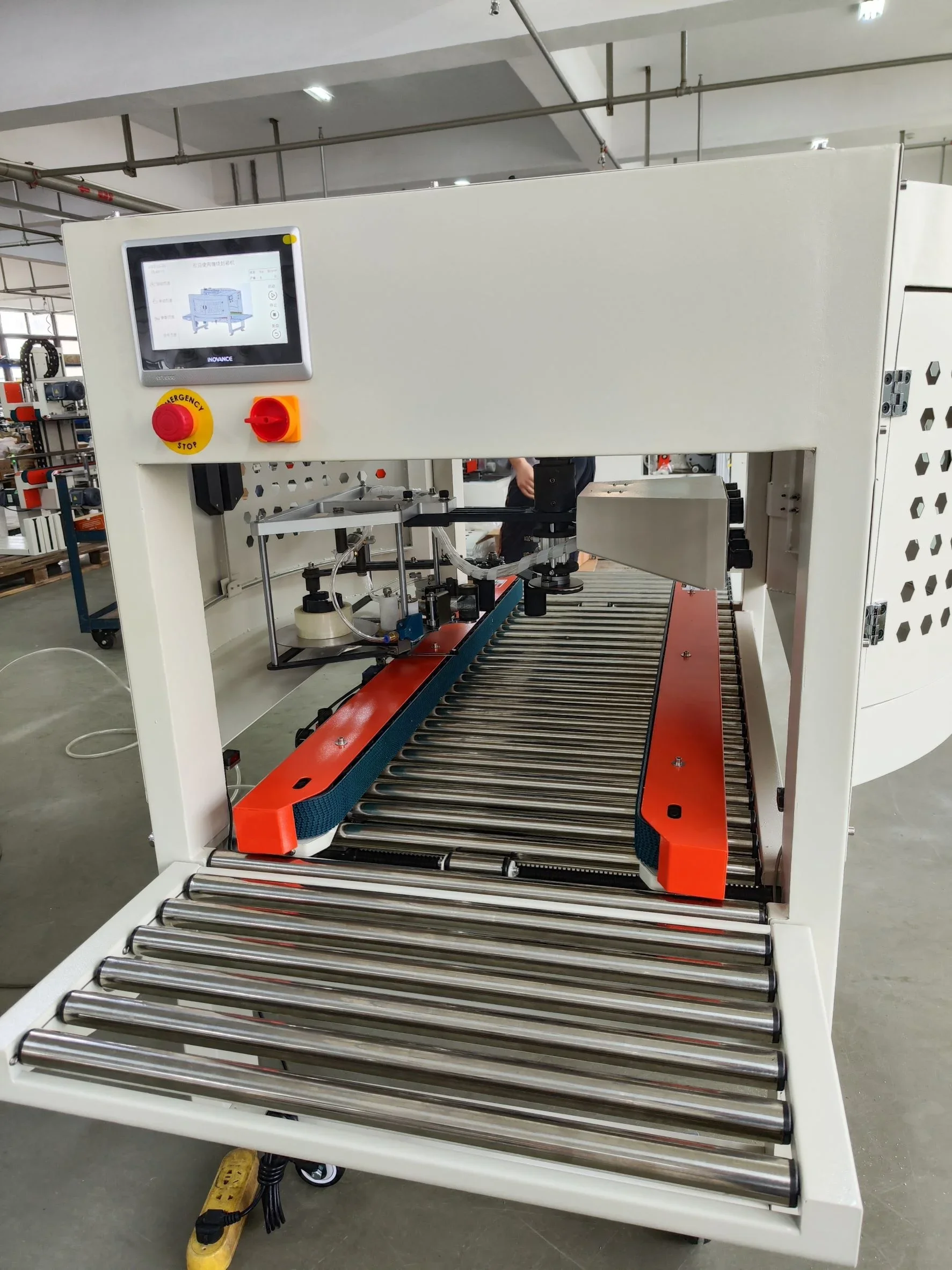 Automatic Foam Box Tape Full Wrap Sealing Machine