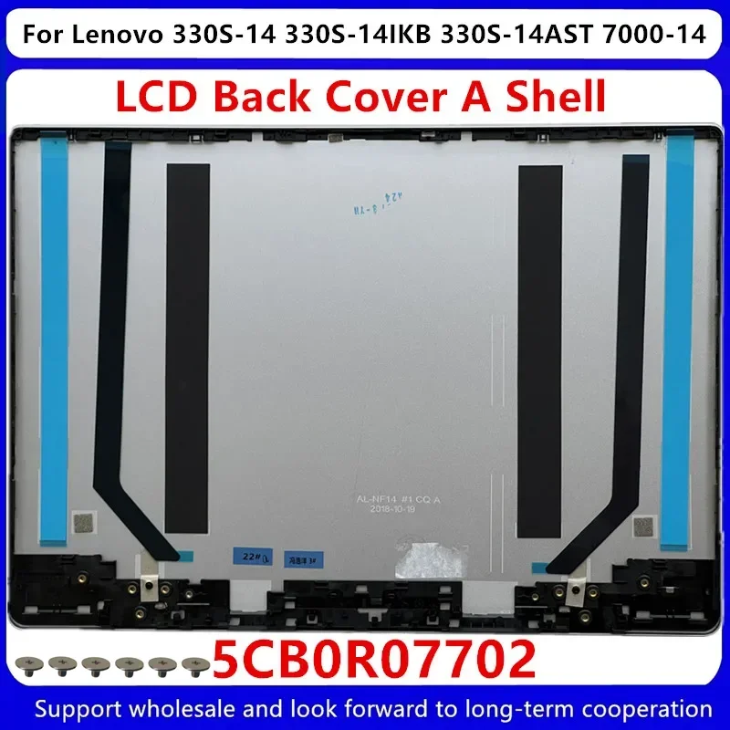 Tampa traseira do LCD para Lenovo, Shell, 5CB0R07702, 5CB0R57330, 330S-14IKB, 330S-14AST, 7000-14, Novo