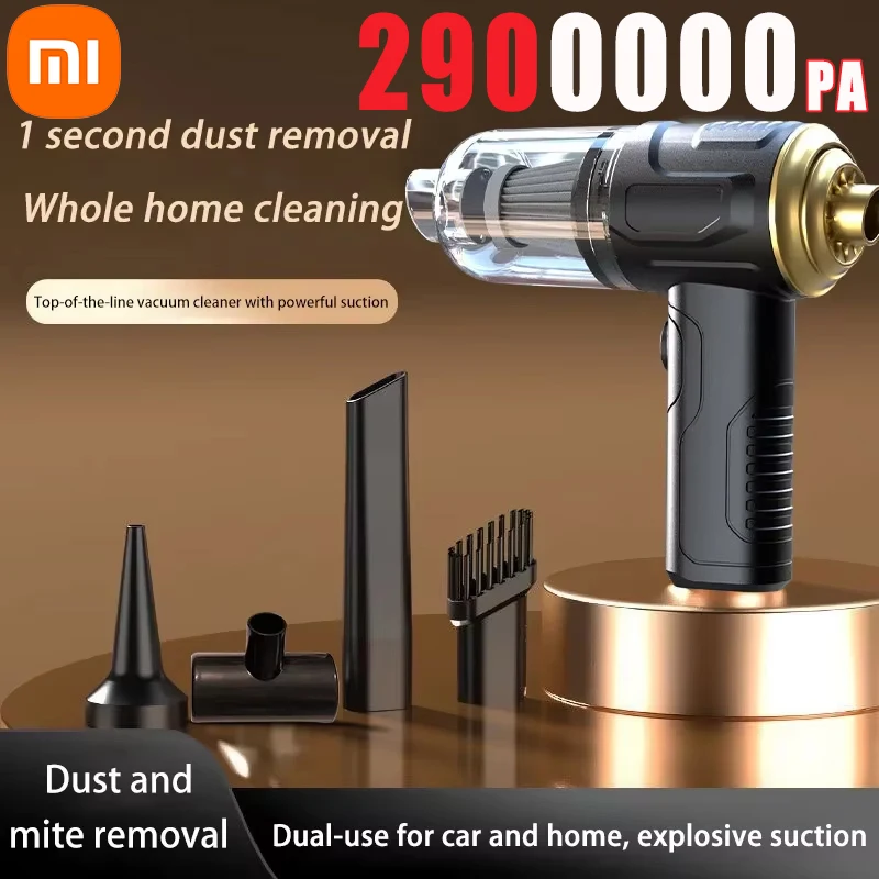 Xiaomi Car Vacuum Cleaner 120w Wireless Super High Powerful Portable 2 in 1 Wet Dry Dual Use Large Suction Vacuum Cleaner