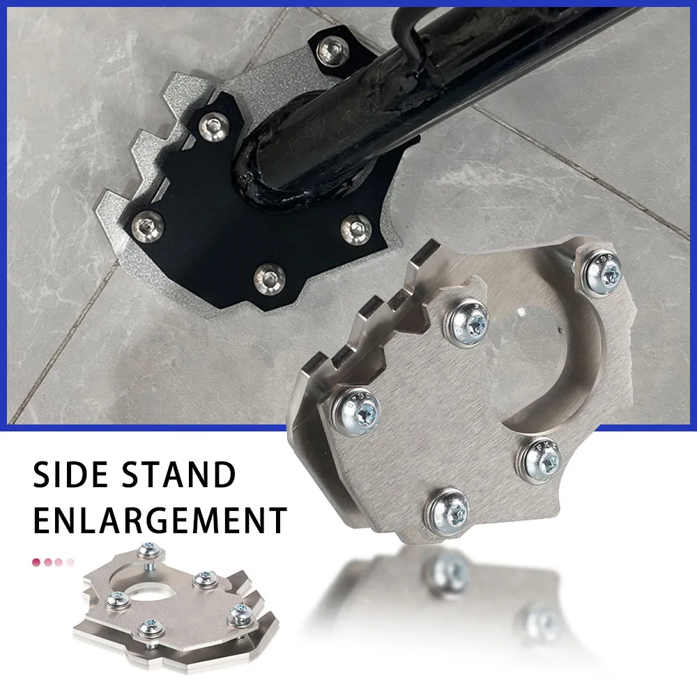 

790adv Side Stand Enlarge Plate Kickstand Extension FOR 790 890 Adventure R S 2021 2022 2023 For Husqvarna Norden 901 2022-2023