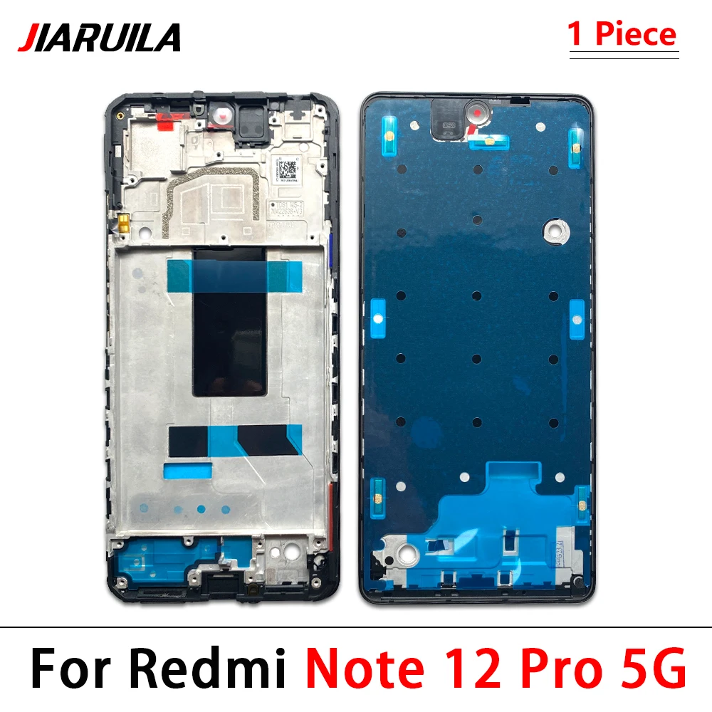 New Front Housing LCD Frame Screen Bezel Holder For Xiaomi Redmi Note 10 10s 11 11s 11E 12 12s 13 Pro Plus 4G 5G