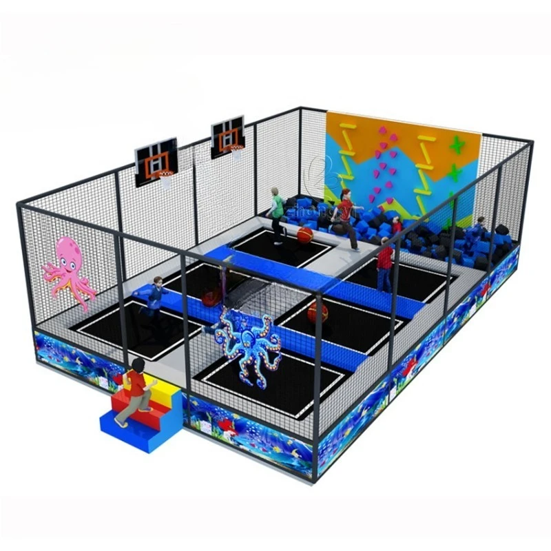 

Adult indoor outdoor trampoline park children fun