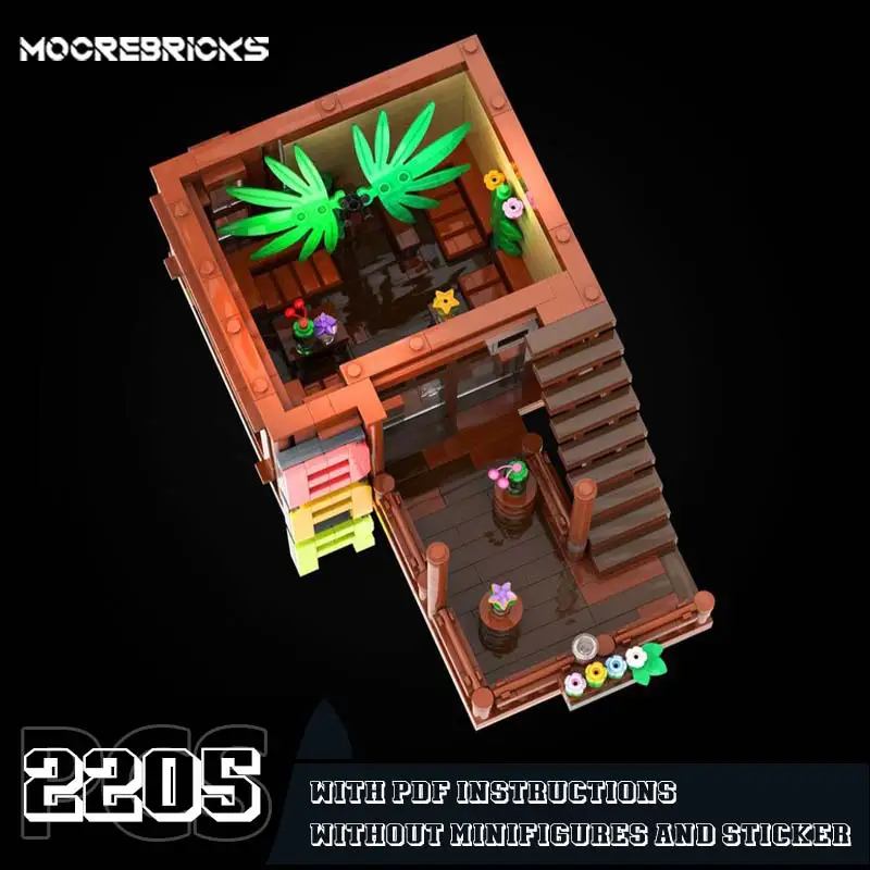 Creatieve Street View Hoek Bar & Band Winkel Bouwstenen Hot Landmark Architectuur Model Bakstenen Expert Collectie Speelgoed Kindercadeau