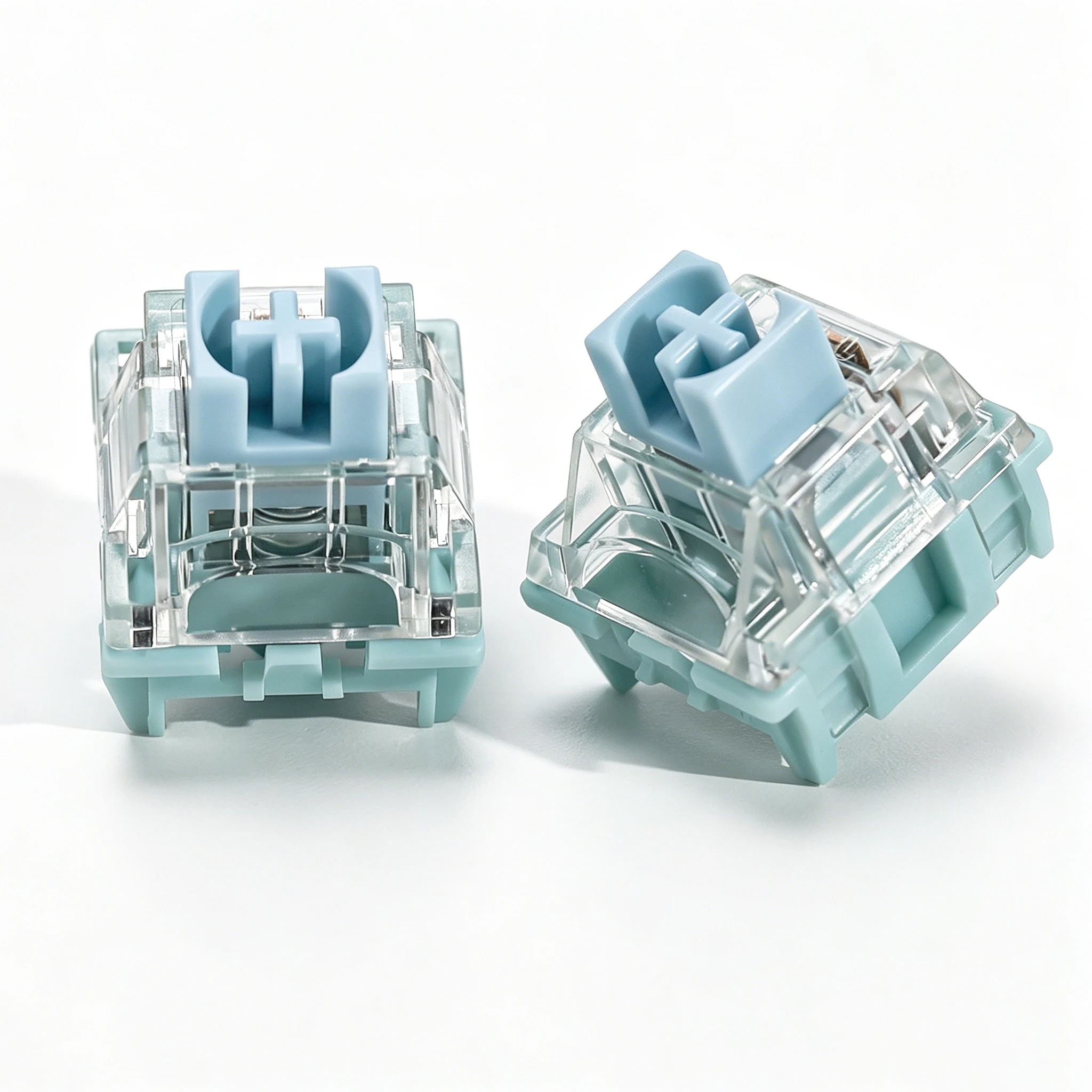 TTC Bluish White Silent Switch 42gf Tactile Creamy Switches MX Staubdicht 3 Pins RGB Custom für Gaming Mechanische Tastatur Gamer – Detail 9