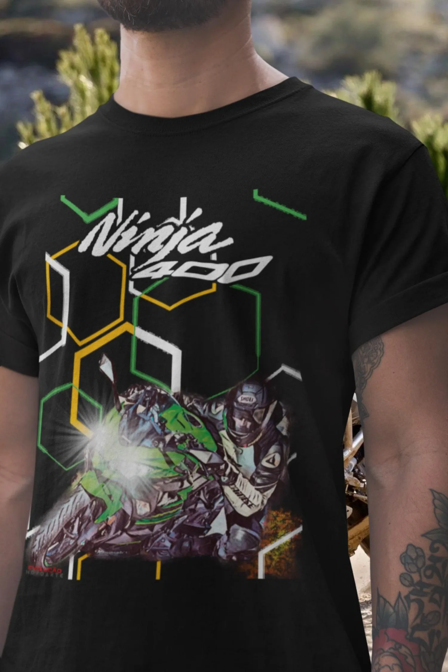 

81@EY K.awasaki Ninja 400 T Shirt Lightweight Sportbike Motorcycle Tee WorldSSP300 Champion Rider Graphic Top For K.awasaki Fans