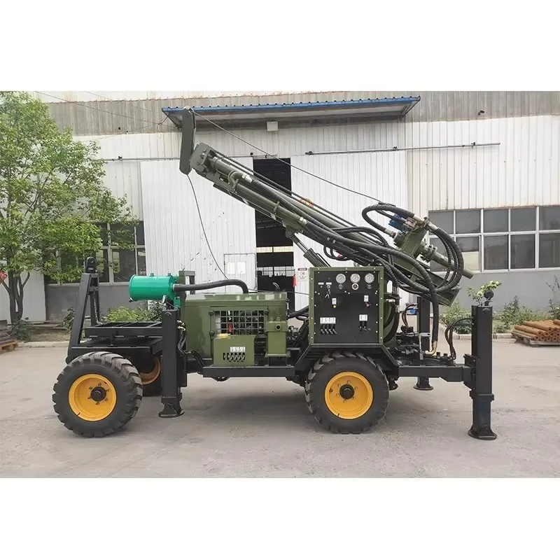 Hot Sale Pneumatic Dill Rig Depth Rock Drilling Machine Portable Water Well Drilling Rigs Bore Hole Well Drilling Rig