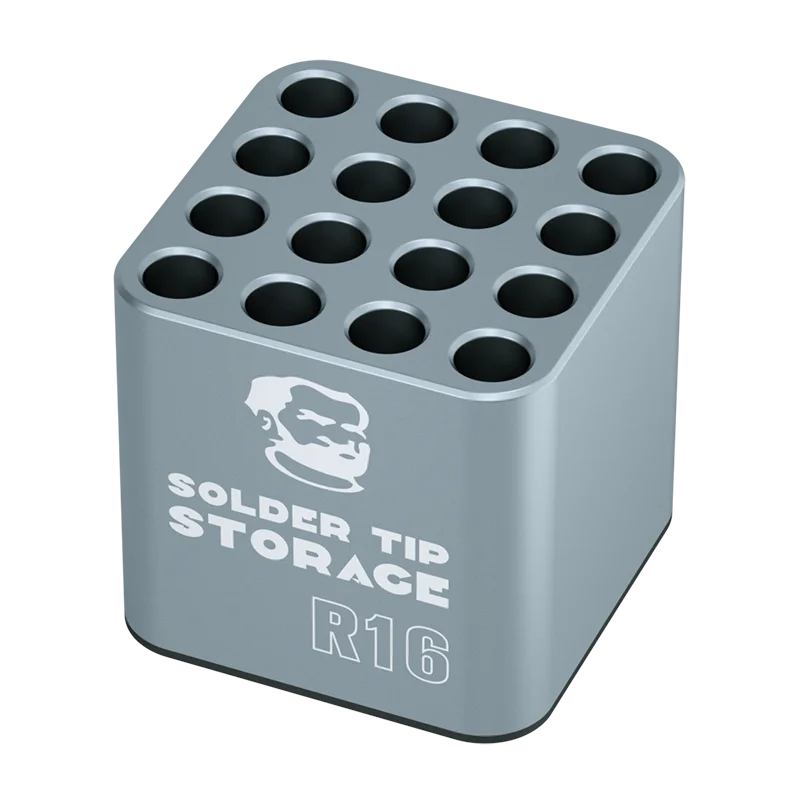 【MECHANIC】 R16 Multifunctionele Soldeerbout Tips Opbergdoos Voor C210 C245 C115 T12 Verwarming Core Organizer Laskop Houder