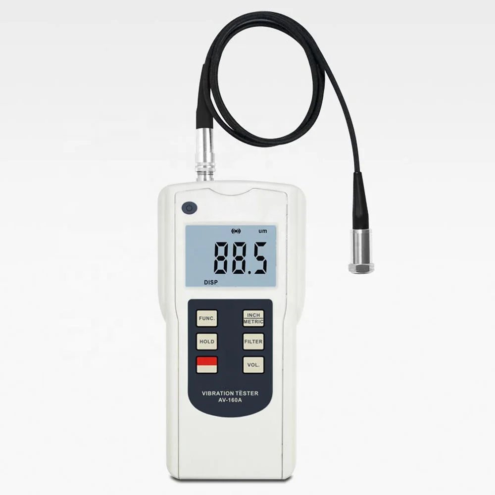AV-160A Digital High Resolution Vibration Meter Detector Seismograph High Quality Accelerometer Portable