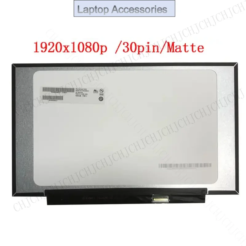 

F 14.0 Laptop LCD Screen N140HGA-EA1 NT140FHM-N44 For Lenovo ideapad 3-14ARE05 3-14IIL05 3-14IML05 3-14itl6 1920x1080 30pin eDP