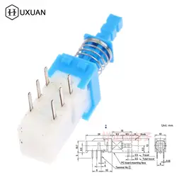 1pcs Original For ALPS Key Switch Power Amplifier Mixer Car Switch SPUN194700 Self-locking