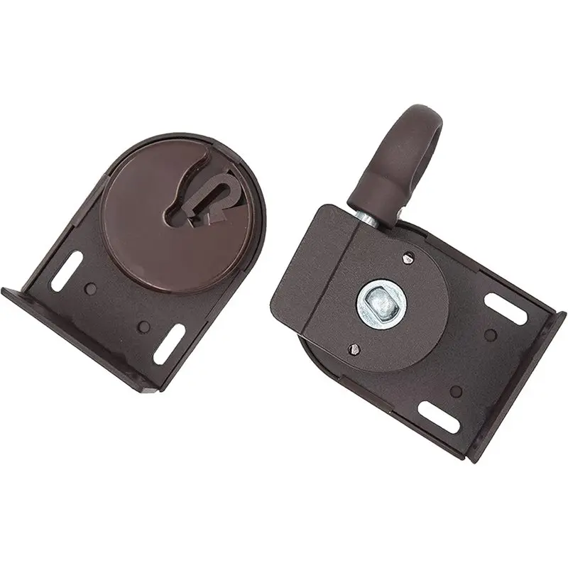 2pcs Curtain Fasteners Set, Cordless Bracket, Usual Replacement Parts for Indoor/Outdoor Sun Shades or Roller Up Blinds