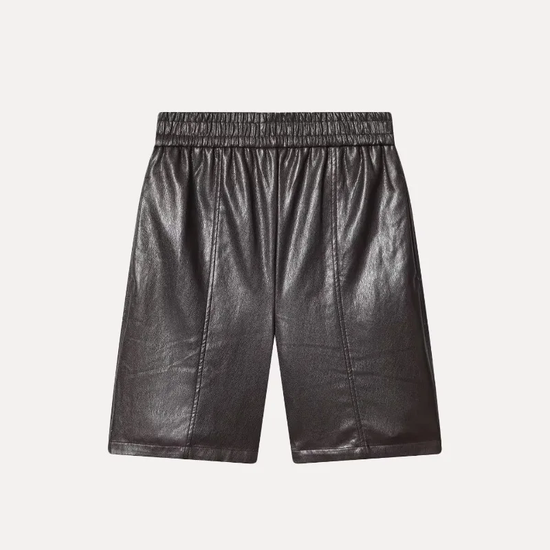 Guobioziy Fashionable High Waist Elastic Waist Casual Shorts Women Autumn 2026 New Style Individual Personality