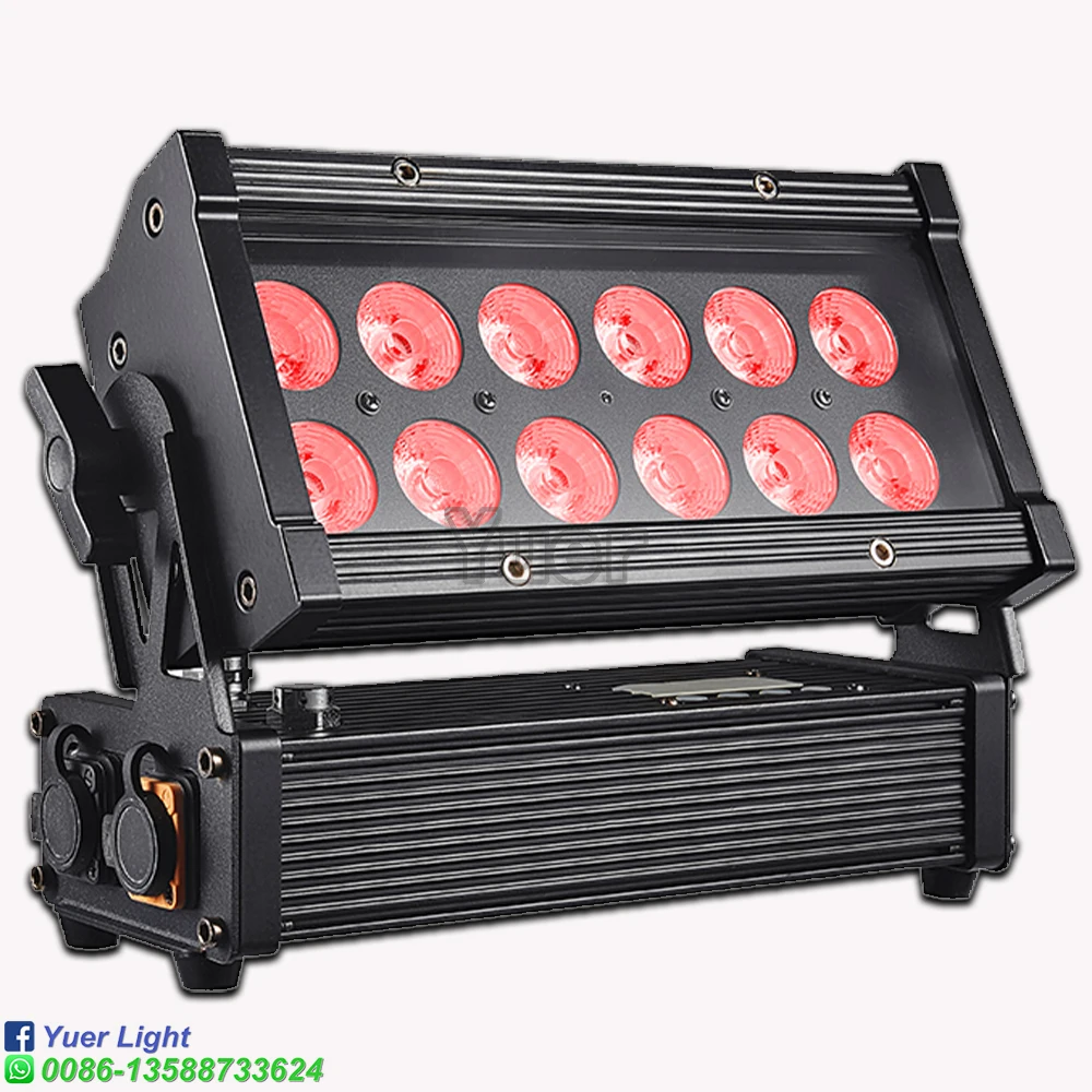 Imagem -03 - Lavagem da Parede Moving Head Light com Bateria Controle sem Fio dj Disco Party Club Stage Effect Ip65 12x18w 6in Pcs por Lote