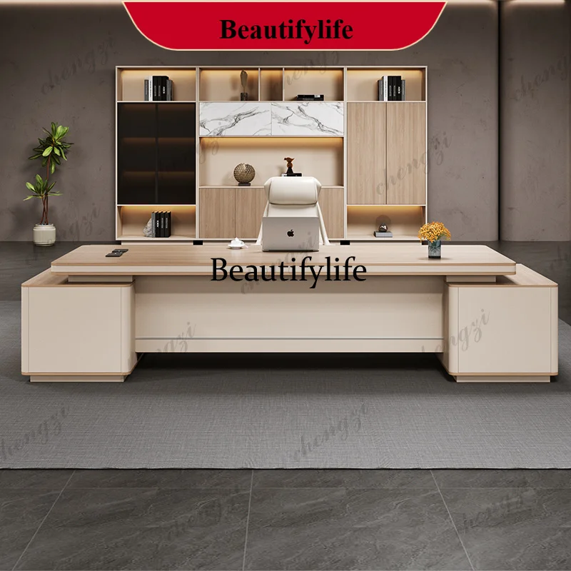 N178 Cheap Strong Executive Desk Storage Asthetic Modern Drawers Executive Desk Luxury Large Mesa De Escritorio