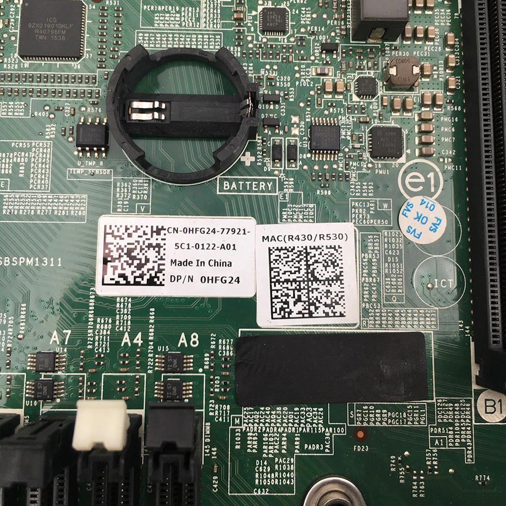 Server Motherboard For DELL R430 R530 0HFG24 03XKDV CN-0HG24