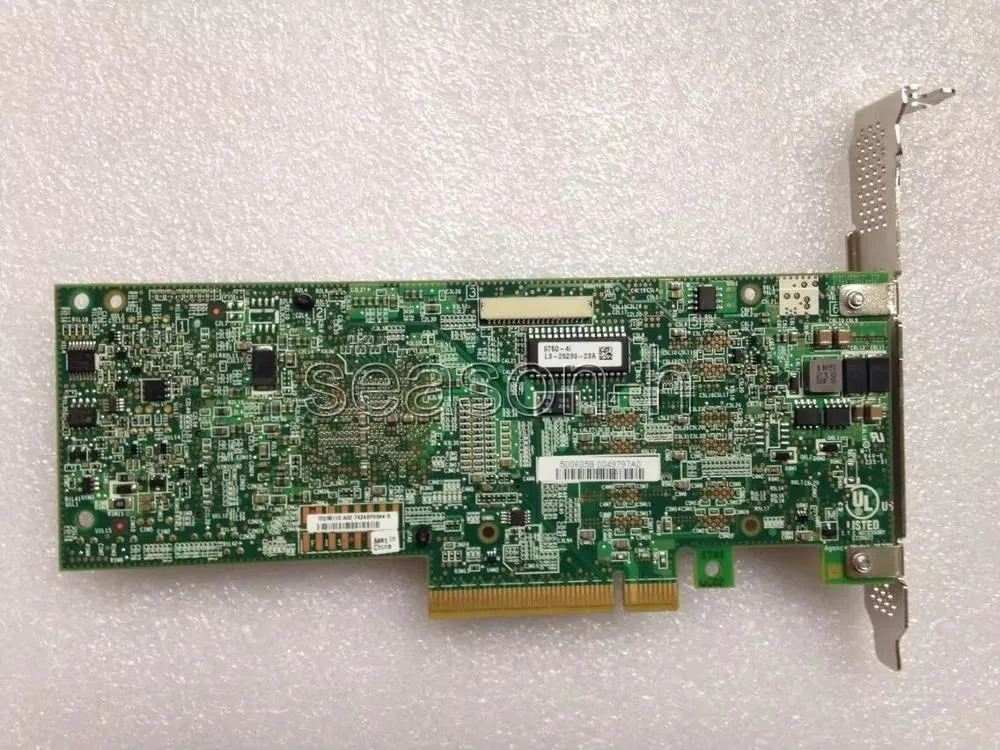 SAS 9750-4i 6Gb/s 4-Port SATA+SAS RAID Controller 512MB cache SAS2108  raid level 0, 1, 5, 6, 10, 50