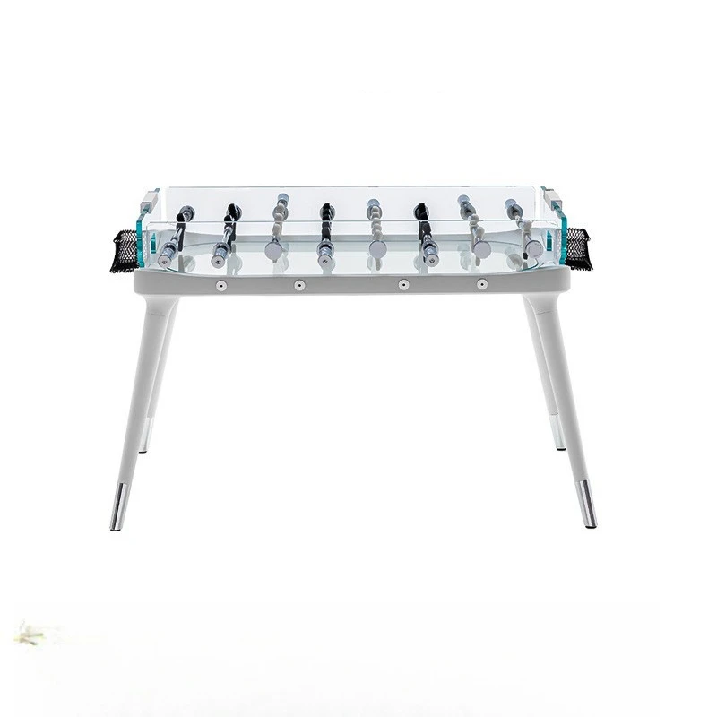 luxury table football table high-end entertainment venue double competitive transparent glass eight-pole table football machine