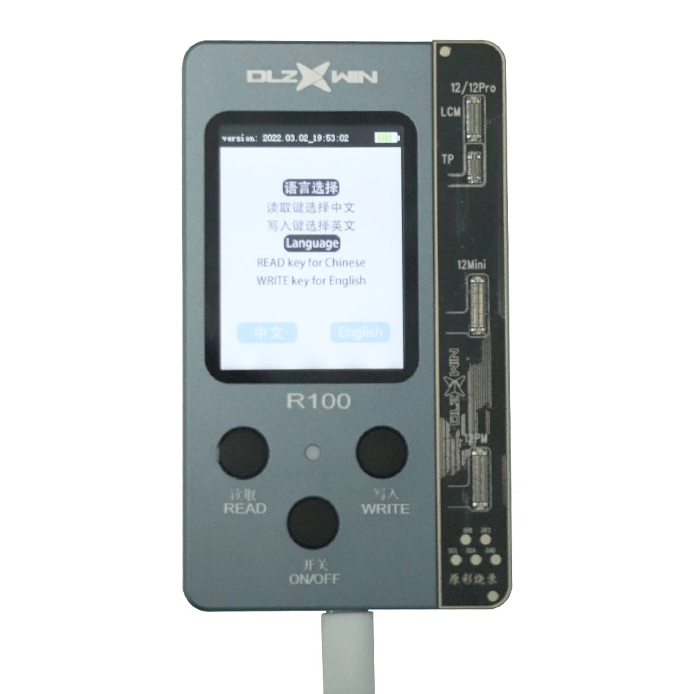 R100 Multifunctional Repair Tester สำหรับ iPhone 8 -12 Series LCD สีเดิมซ่อม True Tone หายไป Recovery อุปกรณ์