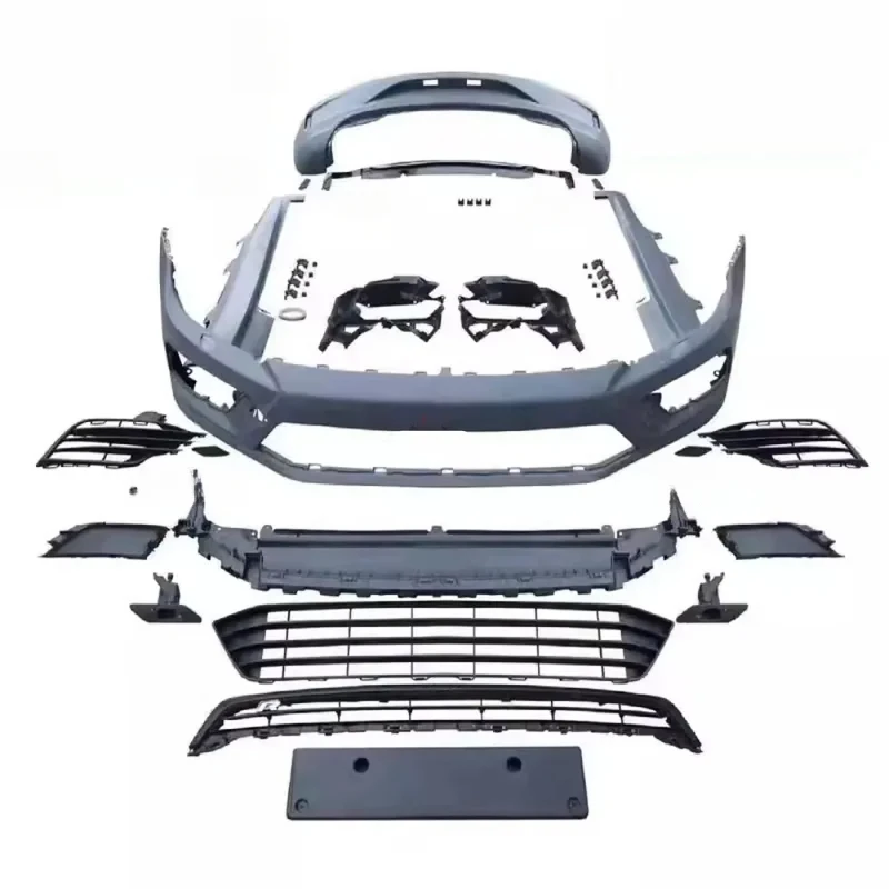 High Quality Body Kit Front Rear Bumper Grille Side Skirt Tail Throat Assembly For VW Scirocco 2009-2015 Modification Accessorie
