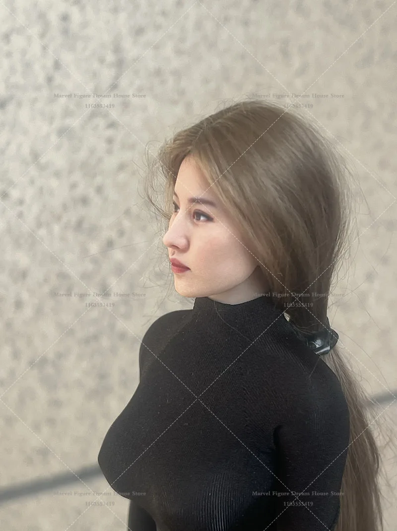 1/6 1/12 Schaal Head Sculpt Aziatische Schoonheid Ster Zonder Haar Voor 12-inch 6-inch Poppen Action Figure soldaat Miniatuur Model