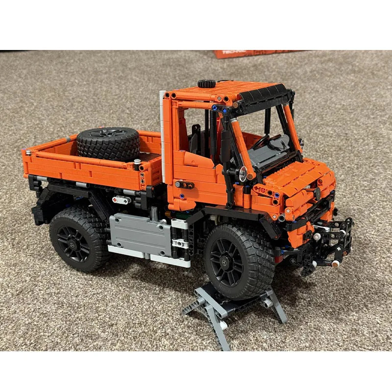 

MOC-191632 New City Cargo Transport Truck Building Block Model 2506 Parts MOC Creative Gift for Boys Kids Birthday Toy