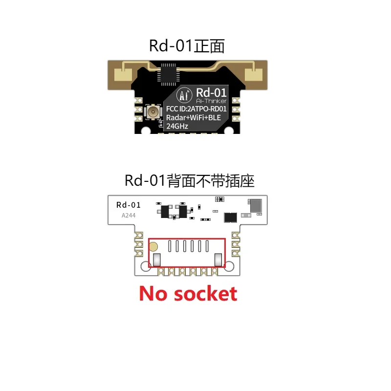 Rd-01 24G Radar Body Sensor Module Radar+WiFi+BLE Module Sensor ESP32 wireless stick development board is compatible a lot299