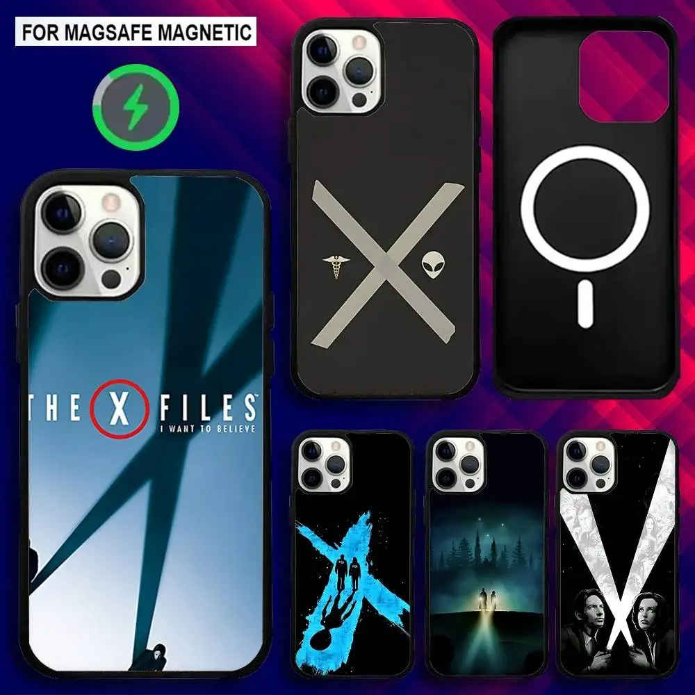 

The X F-Files Phone Case For iPhone 17,16,15,14,13,12,11,Pro,Max,Plus,Mini,SE4,E Magnetic Magsafe Wireless Charging