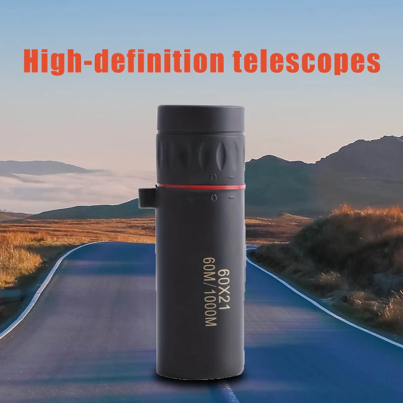 60x21 Monocular HD Long Range Professional Telescope, Portable Mini Adult Telescope, Camping and Hiking, Bird Watching Gifts