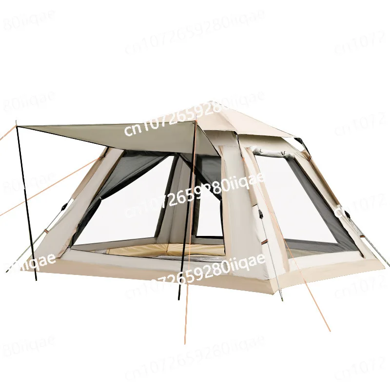 

Tent outdoor fully automatic 3-4 people beach quick open folding camping double rainproof portable camping equipment