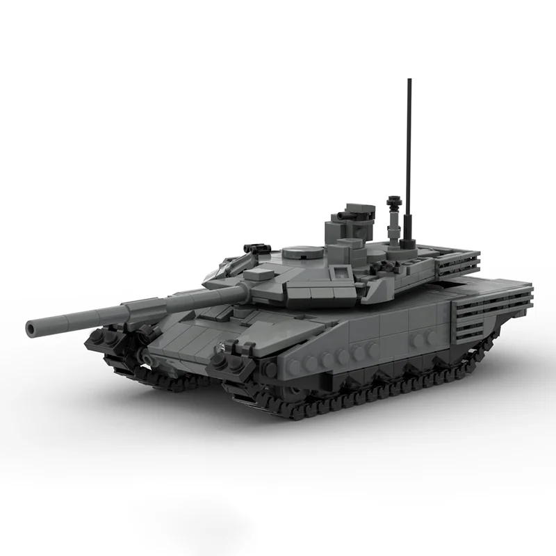 Bloques de construcción Moc para coche blindado, T-90M en escala 1/45, tecnología de modelo Trank, bloques modulares, regalo, juguete de Navidad, conjuntos DIY de montaje