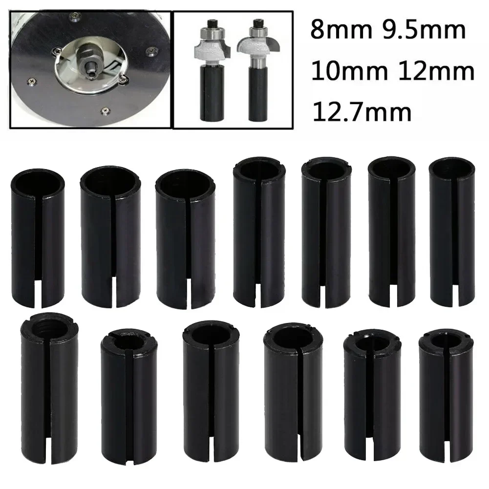 

CNC Router Bit Holder with Adapter Collet, Long Lasting and Abrasion Resistant, Perfect for Various Milling Tasks