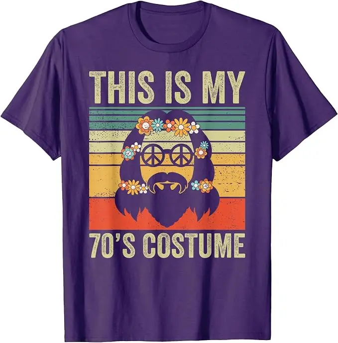 Dies ist mein Hippie-T-Shirt mit dem Motiv „Liebe und Frieden“ aus den 70er Jahren, für Männer, Teenager und Jungen, im Y2K-Retro-Stil mit einem grafischen Aufdruck, ein Vintage-T-Shirt mit einem individuellen Touch. – Detail 8