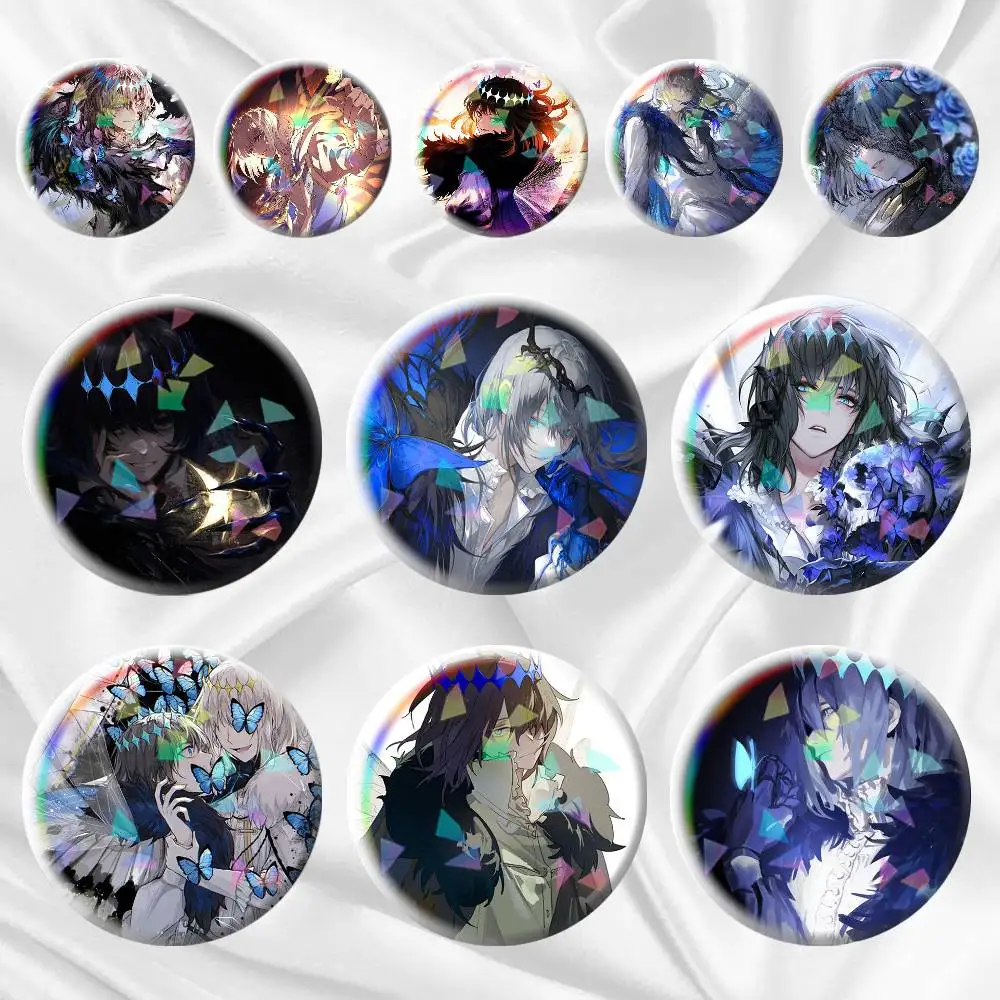 

Oberon Vortigem Fgo F-Fate 75mm 44mm 25mm Accessories Toys Badge Brooch Backpack Hat Pins