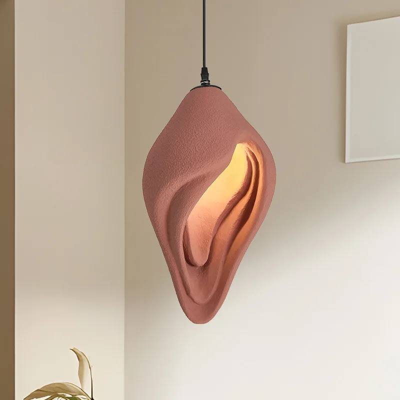 اليابانية وابي سابي نمط الراتنج قلادة أضواء مطعم مقهى الثريات لوفت المطبخ جزيرة الإقامة المنزلية دراسة الإضاءة الديكور