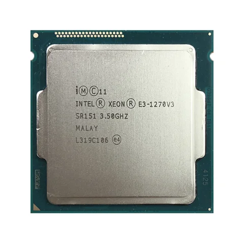 Używany Intel Xeon E3-1270 v3 E3 1270v3 3,5 GHz 4C/8T L2=1M L3=8M 80W LGA 1150