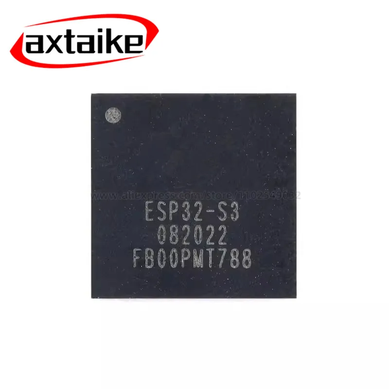 ESP32-S3 ESP32-S3FN8 ESP32-S3R8V ESP32-S3R8 QFN-56 WiFi Wireless BLE Dual-core MCU Chip SMD IC BLE 5.0 8MB Flash 32bit 1.8V 3.3V