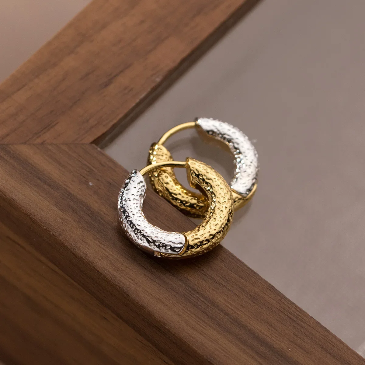 

925 Sterling Silver Round Earrings For Women Trendy Earring Jewelry Prevent Allergy Party Accessories Gift